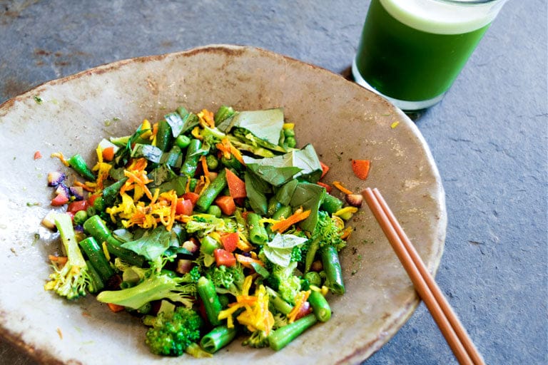 The Green Lunch -- Matcha and Veggies